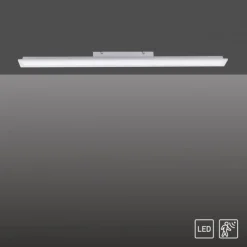 LED-Panel, weiß, 100x10cm, neutralweiß, Bewegungsmelder, rechteckig, modern
