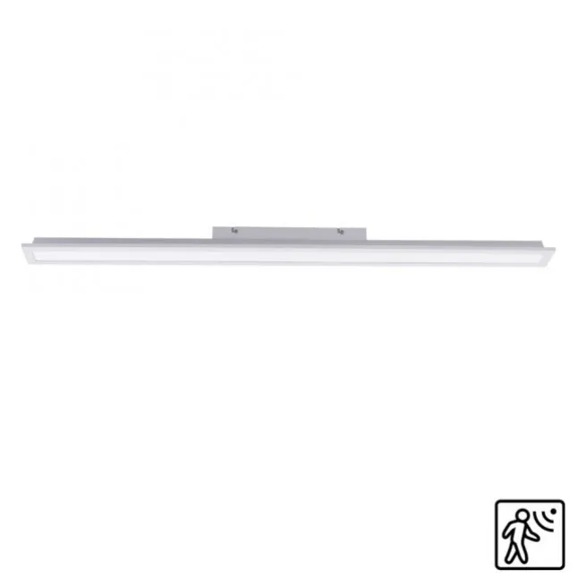 LED-Panel, weiß, 100x10cm, neutralweiß, Bewegungsmelder, rechteckig, modern