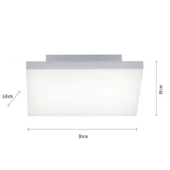 LED-Panel,weiß, 30x30cm, rahmenlos, CCT, Fernbedienung