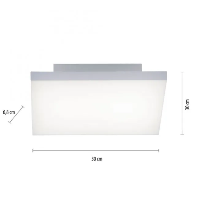 LED-Panel,weiß, 30x30cm, rahmenlos, CCT, Fernbedienung