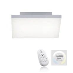 LED-Panel,weiß, 30x30cm, rahmenlos, CCT, Fernbedienung