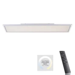 LED Panel, weiß, 121x31cm, Serienschalter, dimmbar, blendfrei