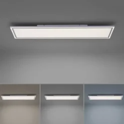LED Panel, weiß, 121x31cm, Serienschalter, dimmbar, blendfrei