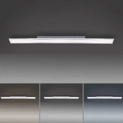 LED-Panel, 120x10cm, IP44, Badezimmer Panel, Serienschaltung, modern