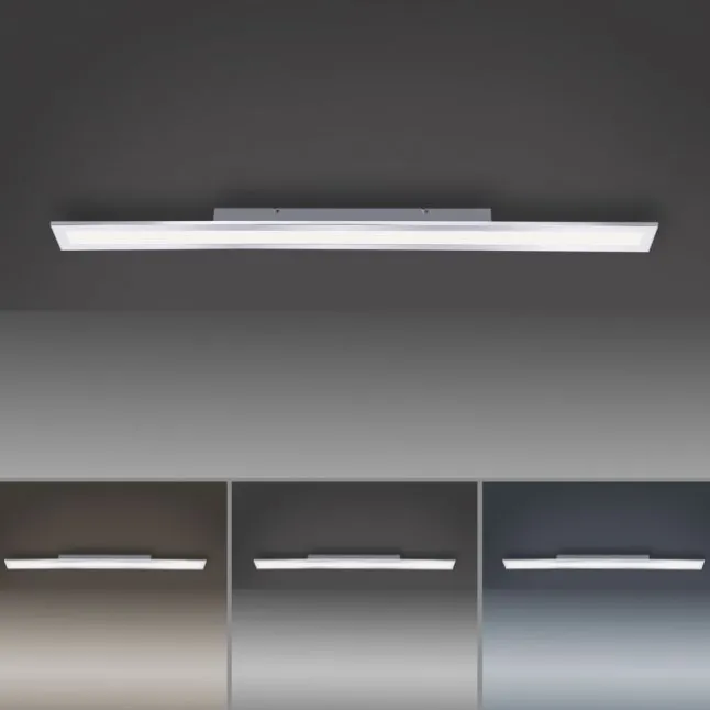 LED-Panel, 120x10cm, IP44, Badezimmer Panel, Serienschaltung, modern