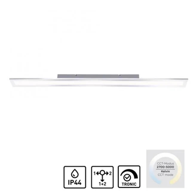 LED-Panel, 120x10cm, IP44, Badezimmer Panel, Serienschaltung, modern