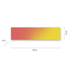 LED Panel, 100x25cm, RGB und CCT Steuerung, dimmbar