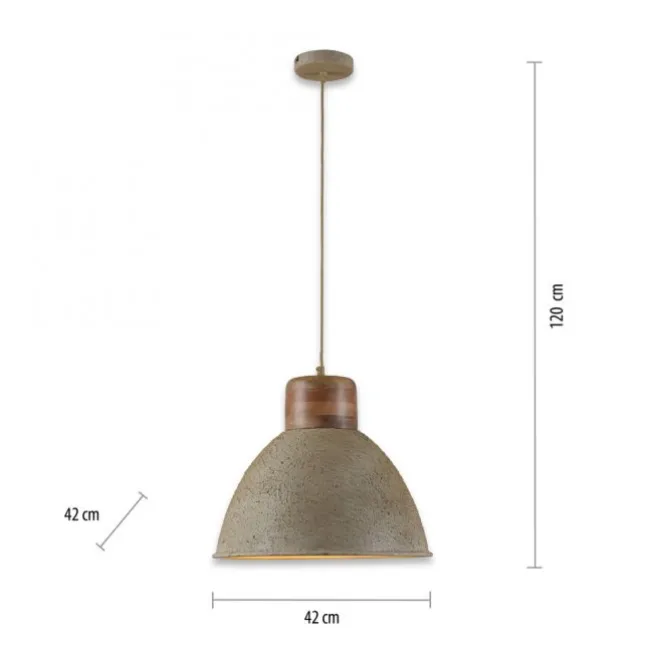 LED Pendellampe 1 flammig beige retro schwenkbar Industrie Style