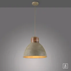 LED Pendellampe 1 flammig beige retro schwenkbar Industrie Style