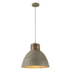 LED Pendellampe 1 flammig beige retro schwenkbar Industrie Style