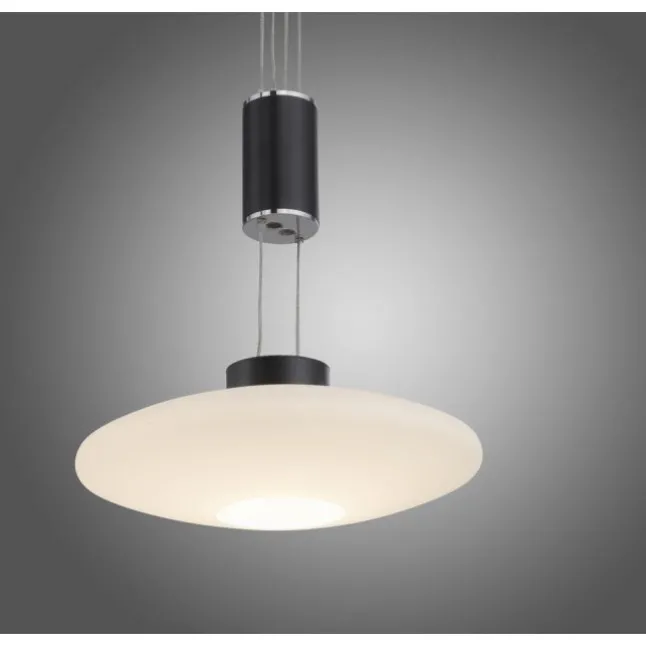 LED Pendellampe 3 flammig rund schwarz dimmbar höhenverstellbar
