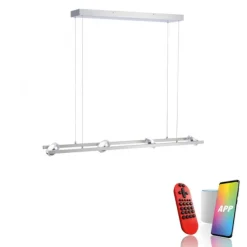 LED-Pendellampe, Smart-Home, Lichtfarbsteuerung, Farbwechsel, Dimmfunktion