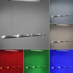 LED-Pendellampe, Smart-Home, Lichtfarbsteuerung, Farbwechsel, Dimmfunktion