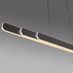 LED Pendelleuchte ADRIANA dunkel-metal-braun höhenverstellbar dimmbar
