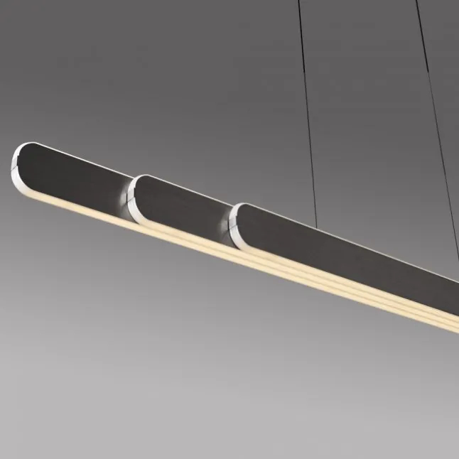 LED Pendelleuchte ADRIANA dunkel-metal-braun höhenverstellbar dimmbar
