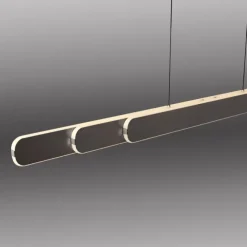 LED Pendelleuchte ADRIANA dunkel-metal-braun höhenverstellbar dimmbar