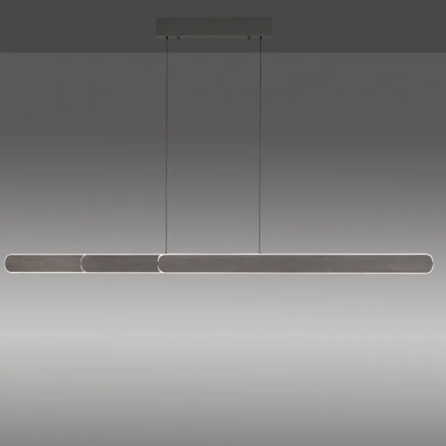 LED Pendelleuchte ADRIANA dunkel-metal-braun höhenverstellbar dimmbar