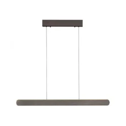 LED Pendelleuchte ADRIANA dunkel-metal-braun höhenverstellbar dimmbar