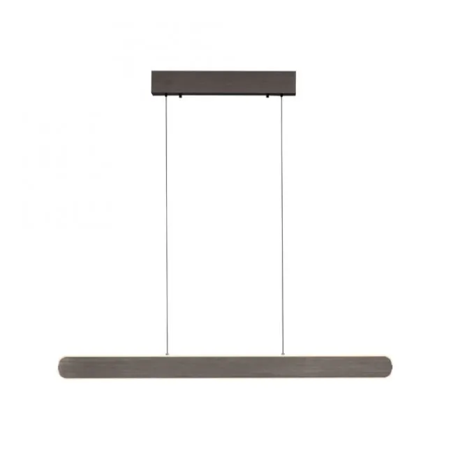 LED Pendelleuchte ADRIANA dunkel-metal-braun höhenverstellbar dimmbar