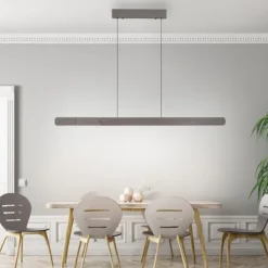 LED Pendelleuchte ADRIANA dunkel-metal-braun höhenverstellbar dimmbar