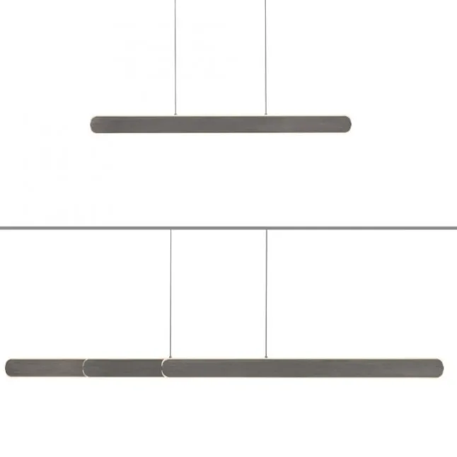 LED Pendelleuchte ADRIANA dunkel-metal-braun höhenverstellbar dimmbar