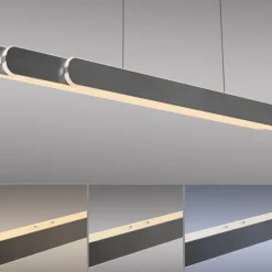 LED Pendelleuchte ADRIANA schwarz höhenverstellbar dimmbar CCT