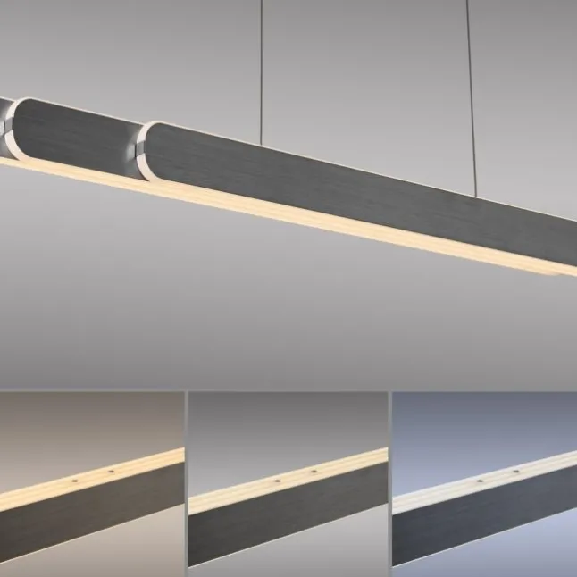 LED Pendelleuchte ADRIANA schwarz höhenverstellbar dimmbar CCT