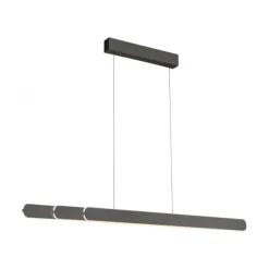 LED Pendelleuchte ADRIANA schwarz höhenverstellbar dimmbar CCT