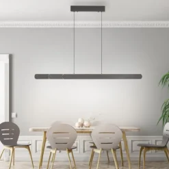 LED Pendelleuchte ADRIANA schwarz höhenverstellbar dimmbar CCT