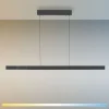 LED Pendelleuchte ADRIANA SQUARE, anthrazit, Dimmer, ausziehbar, warm- bis kaltweiß