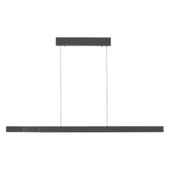 LED Pendelleuchte ADRIANA SQUARE, anthrazit, Dimmer, ausziehbar, warm- bis kaltweiß