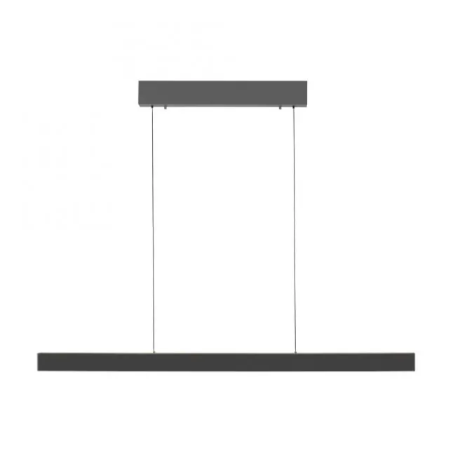 LED Pendelleuchte ADRIANA SQUARE, anthrazit, Dimmer, ausziehbar, warm- bis kaltweiß