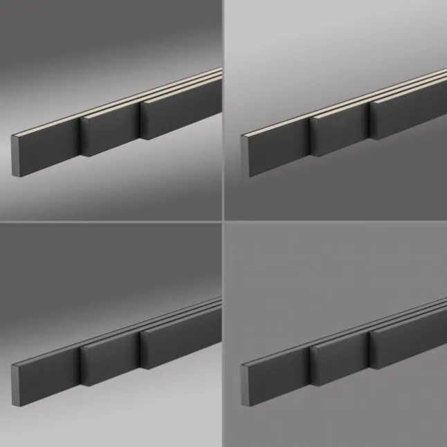 LED Pendelleuchte ADRIANA SQUARE, anthrazit, Dimmer, ausziehbar, warm- bis kaltweiß