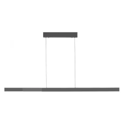 LED Pendelleuchte ADRIANA SQUARE, anthrazit, Dimmer, ausziehbar, warm- bis kaltweiß