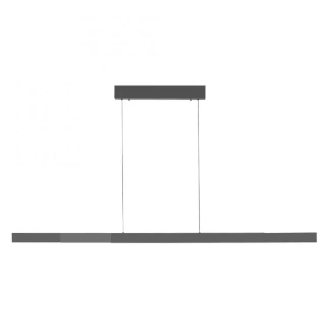 LED Pendelleuchte ADRIANA SQUARE, anthrazit, Dimmer, ausziehbar, warm- bis kaltweiß