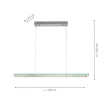 LED-Pendelleuchte, alufarben, Fernbedienung, RGB, CCT, Memory