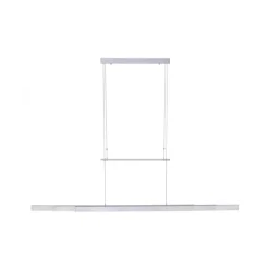 LED-Pendelleuchte, Alu, höhenverstellbar, ausziehbar, Touchdimmer