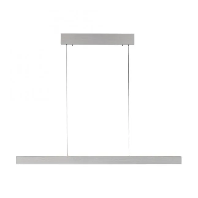 LED Pendelleuchte aluminium ADRIANA SQUARE, dimmer, ausziehbar, warm- bis kaltweiß