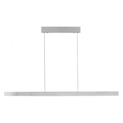 LED Pendelleuchte aluminium ADRIANA SQUARE, dimmer, ausziehbar, warm- bis kaltweiß