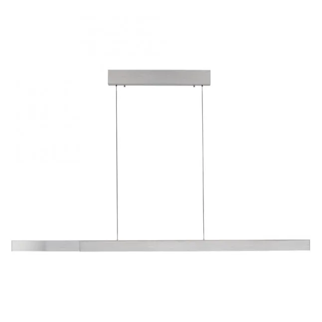 LED Pendelleuchte aluminium ADRIANA SQUARE, dimmer, ausziehbar, warm- bis kaltweiß