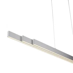 LED-Pendelleuchte, aluminium, höhenverstellbar, ausziehbar