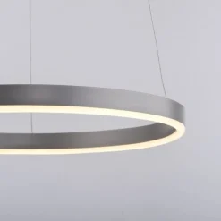 LED Pendelleuchte aluminium rund Ø40cm dimmbar Switchmo warmweiß