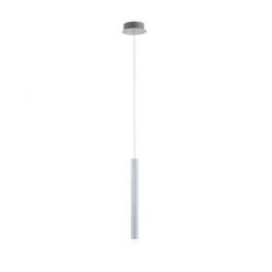 LED-Pendelleuchte Alu silber warmweiß, IP20, Innenleuchte