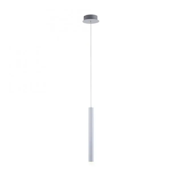 LED-Pendelleuchte Alu silber warmweiß, IP20, Innenleuchte