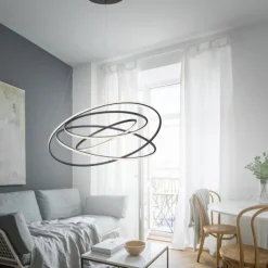 LED Pendelleuchte anthrazit dimmbar CCT Memoryfunktion höhenverstellbar