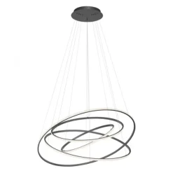LED Pendelleuchte anthrazit dimmbar CCT Memoryfunktion höhenverstellbar