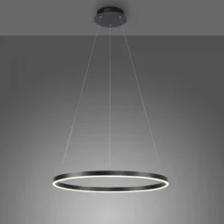 LED Pendelleuchte anthrazit rund Ø60cm dimmbar Switchmo warmweiß