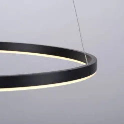 LED Pendelleuchte anthrazit rund Ø60cm dimmbar Switchmo warmweiß