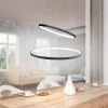 LED-Pendelleuchte anthrazit stufenlos dimmbar Memoryfunktion