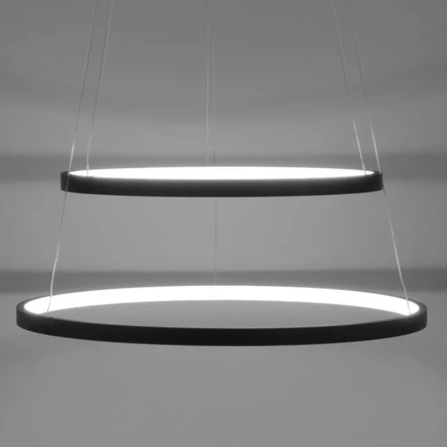 LED-Pendelleuchte anthrazit stufenlos dimmbar Memoryfunktion